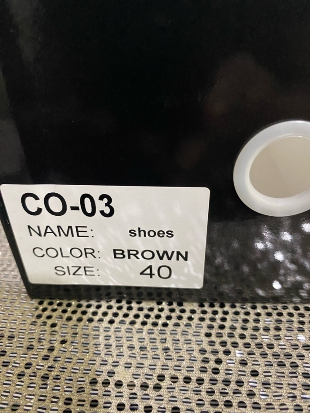 Coach Brown Signature Jacquard Slide Sandals with Gold Buckle - Picture 4 of 5